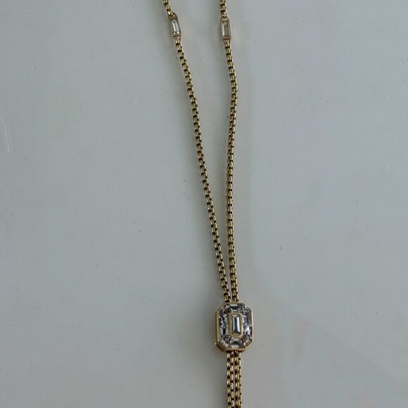 David Yurman Stax Lariat Baguette Slider Necklace 36-Inch - One of a Kind - Picture 4 of 7